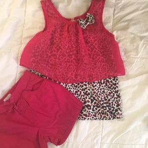 Healthrex Child’s top with matching shorts